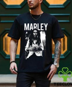 Bob Marley Legend Retro Black White Music Shirt