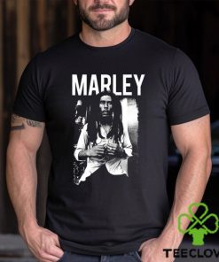 Bob Marley Legend Retro Black White Music Shirt