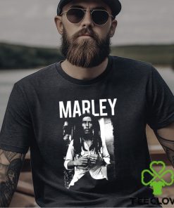 Bob Marley Legend Retro Black White Music Shirt