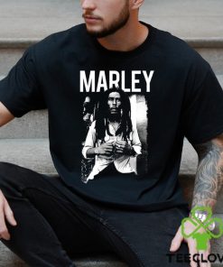 Bob Marley Legend Retro Black White Music Shirt