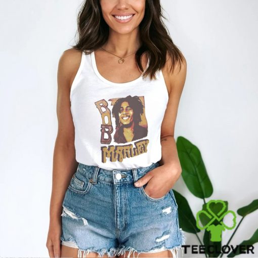 Bob Marley Merch Beige Core T Shirt