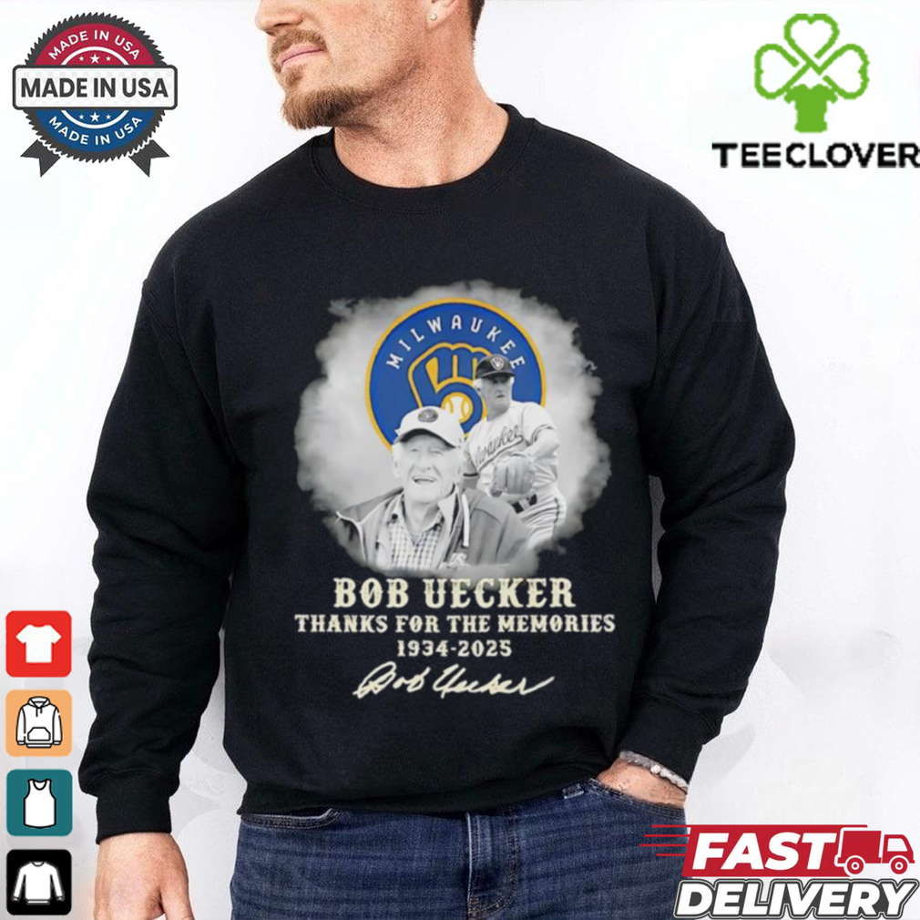 Bob Uecker thanks for the memories 1934 2025 shirt Bob Uecker thanks for the memories 1934 2025 shirt