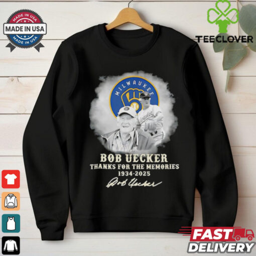Bob Uecker thanks for the memories 1934 2025 shirt