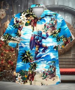 Boba Fett Star Wars Surfing Hawaiian Shirt