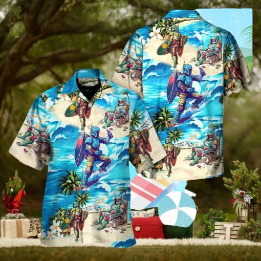 Boba Fett Star Wars Surfing Summer Beach Hawaiian Shirt