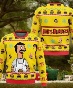 Bobs Burgers Christmas Sweater, Belcher Family Christmas Sweater, Bobs Belcher Xmas Sweater, Bobs Hill Ugly Sweater, Christmas Gift