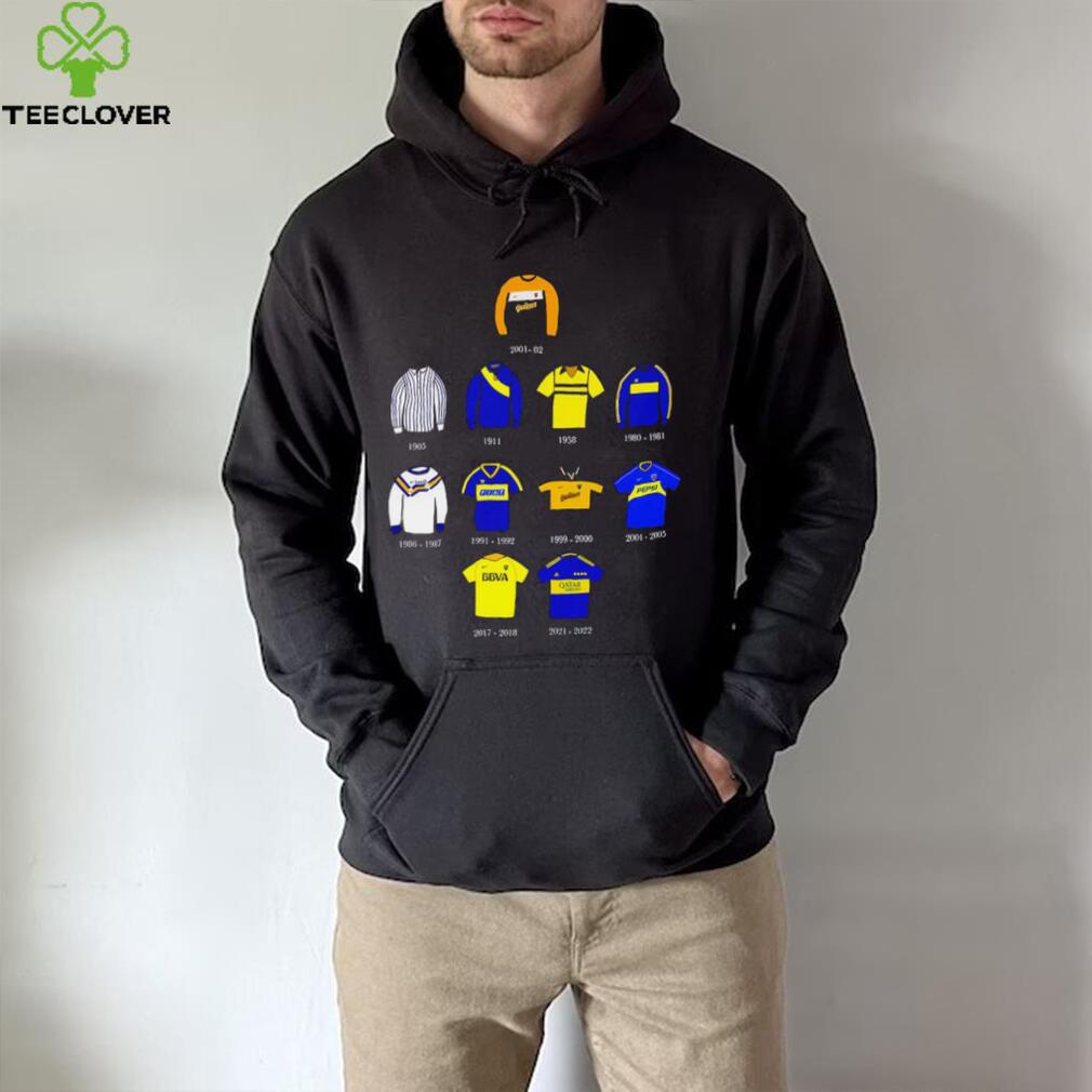 Boca Juniors FC uniforms 2001 2022 art shirt Boca Juniors FC uniforms 2001 2022 art shirt