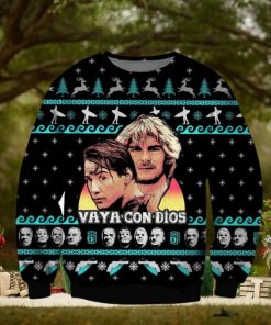 Bodhi And Johnny Utah Point Break Vaya Con Dios Knitted Ugly Xmas Sweater
