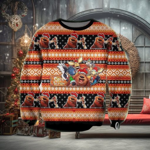 Bog And Elliot Open Season Knitted Ugly Xmas Sweater