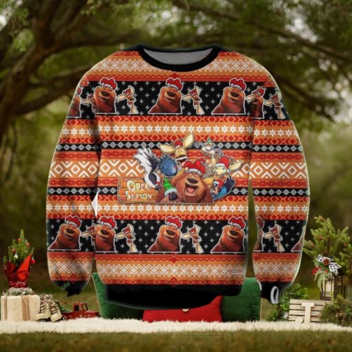 Bog And Elliot Open Season Knitted Ugly Xmas Sweater