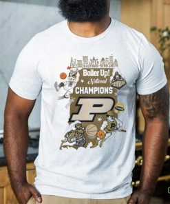 Boiler Up National Champions Purdue Boilermakers Players City Skyline Shirt