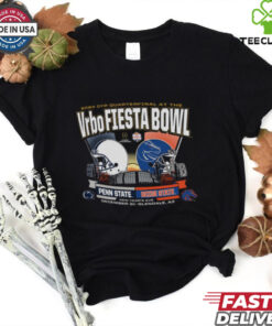 Boise State Broncos CFP Fiesta Bowl Dueling Helmet Long T Shirt