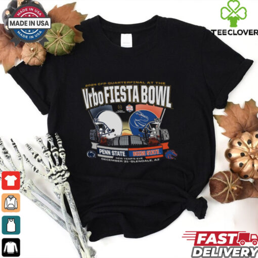 Boise State Broncos CFP Fiesta Bowl Dueling Helmet Long T Shirt