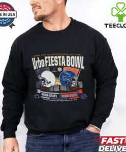 Boise State Broncos CFP Fiesta Bowl Dueling Helmet Long T Shirt