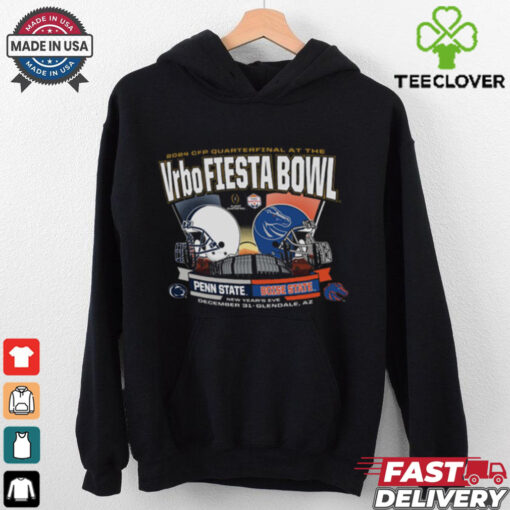 Boise State Broncos CFP Fiesta Bowl Dueling Helmet Long T Shirt