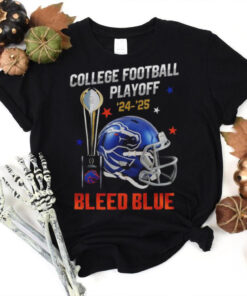 Boise State Broncos College Football Playoff 2024 2025 Bleed Blue T Shirt