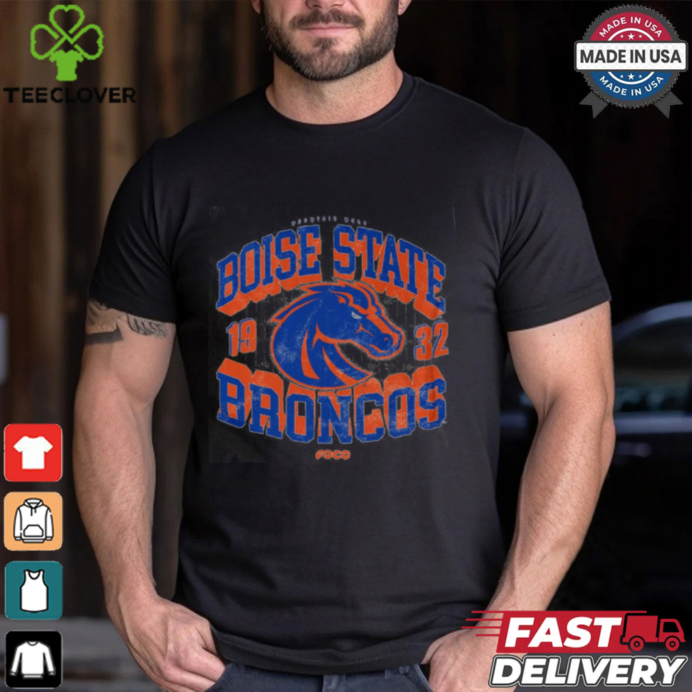 Boise State Broncos Field Arched Wordmark T Shirt Boise State Broncos Field Arched Wordmark T Shirt