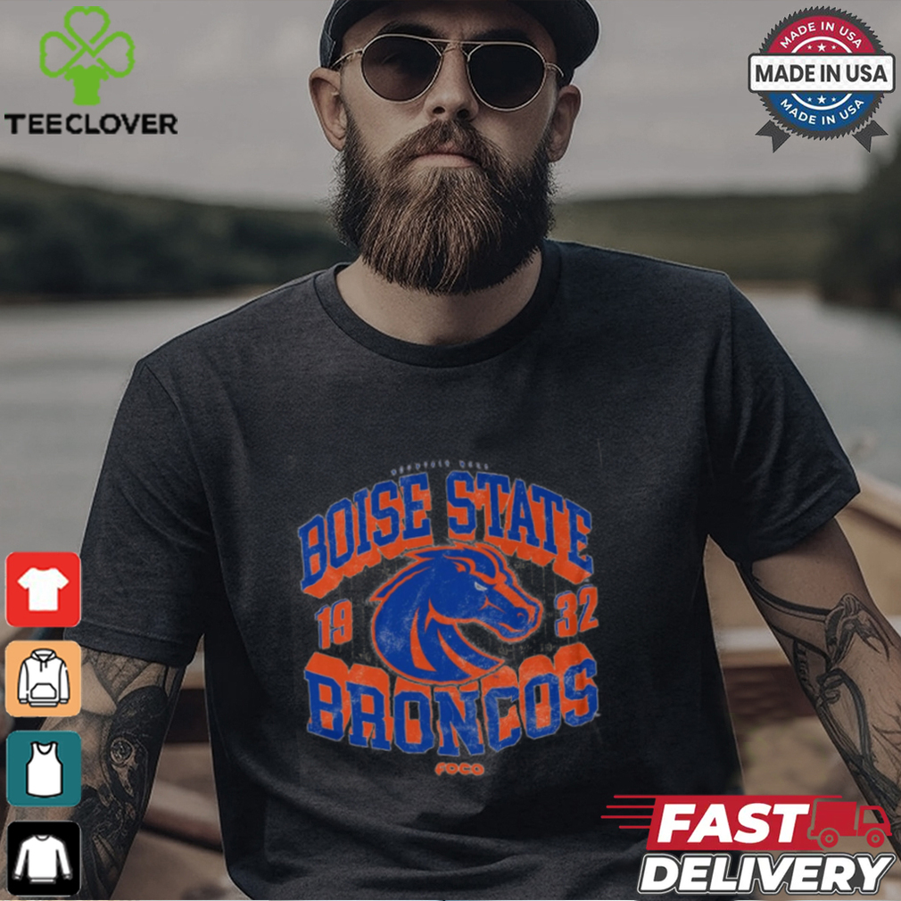 Boise State Broncos Field Arched Wordmark T Shirt Boise State Broncos Field Arched Wordmark T Shirt