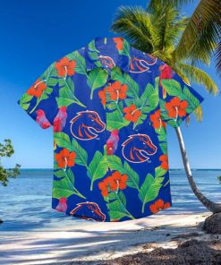 Boise State Broncos Floral Hawaiian Shirt