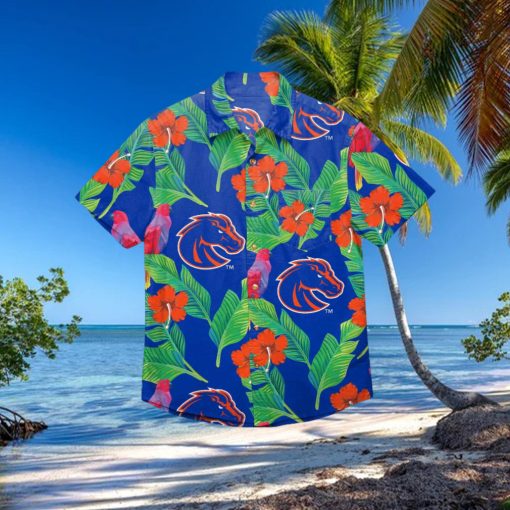 Boise State Broncos Floral Hawaiian Shirt