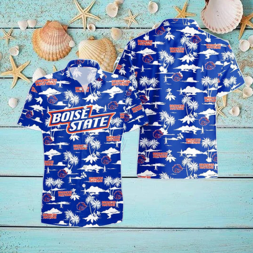 Boise State Broncos Hawaiian Shirt Trending Summer Aloha Shirt For Fan