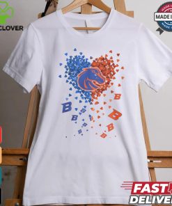 Boise State Broncos Heart Shirt