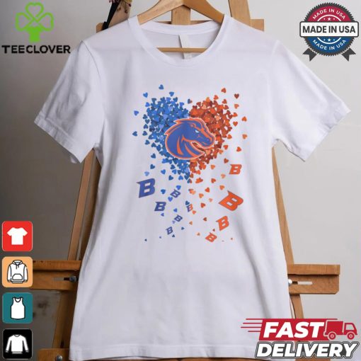 Boise State Broncos Heart Shirt
