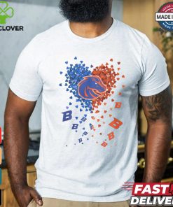 Boise State Broncos Heart Shirt