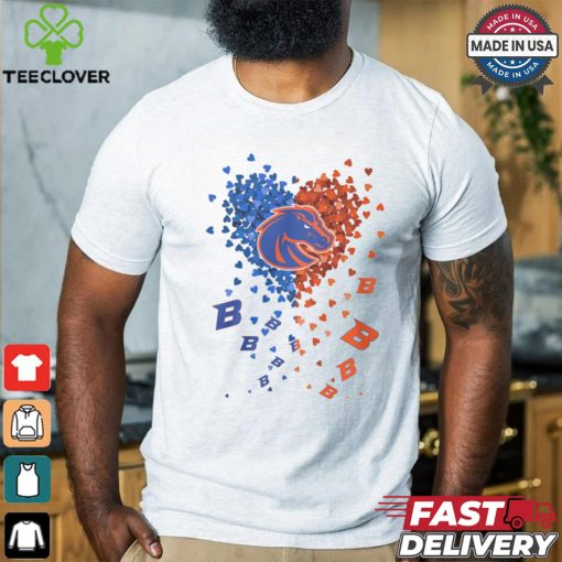 Boise State Broncos Heart Shirt