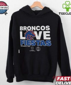 Boise State Broncos Love Fiestas T-Shirt celebrating team spirit and Fiesta Bowl excitement.