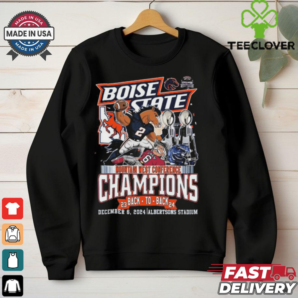 Boise State Broncos Mountain West Conference 2024 The Champions T Shirt Boise State Broncos Mountain West Conference 2024 The Champions T Shirt