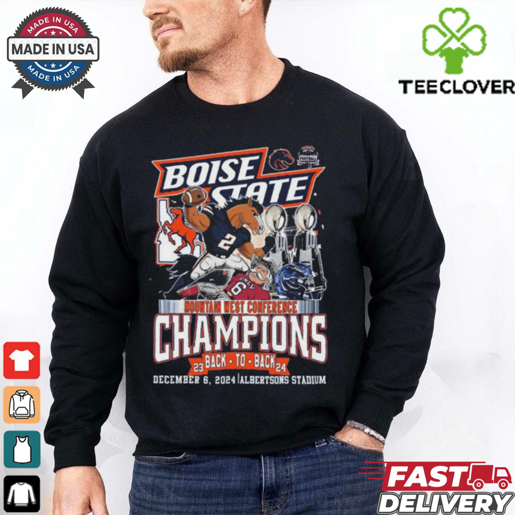 Boise State Broncos Mountain West Conference 2024 The Champions T Shirt Boise State Broncos Mountain West Conference 2024 The Champions T Shirt