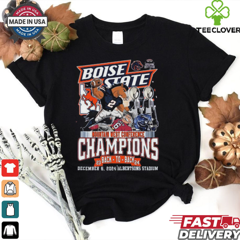 Boise State Broncos Mountain West Conference 2024 The Champions T Shirt Boise State Broncos Mountain West Conference 2024 The Champions T Shirt