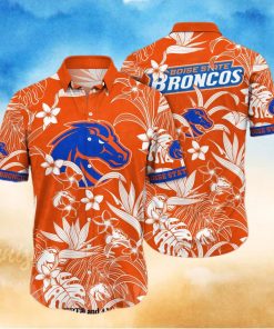 Boise State Broncos NCAA Floral All Over Print 3D Hawaiian Shirt