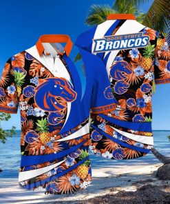 Boise State Broncos NCAA Flower Full Print Unisex Hawaiian Shirt