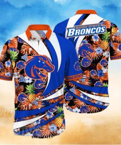 Boise State Broncos NCAA Flower Full Print Unisex Hawaiian Shirt