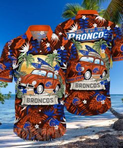 Boise State Broncos NCAA Flower Unisex All Over Printed Hawaiian Shirt