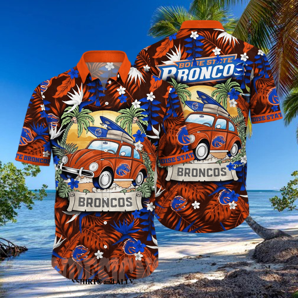 Boise State Broncos NCAA Flower Unisex All Over Printed Hawaiian Shirt Boise State Broncos NCAA Flower Unisex All Over Printed Hawaiian Shirt