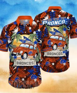 Boise State Broncos NCAA Flower Unisex All Over Printed Hawaiian Shirt