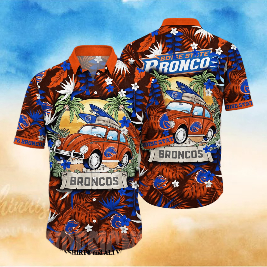Boise State Broncos NCAA Flower Unisex All Over Printed Hawaiian Shirt Boise State Broncos NCAA Flower Unisex All Over Printed Hawaiian Shirt