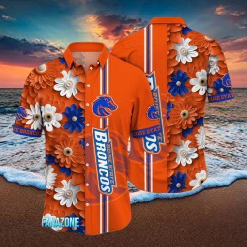 Boise State Broncos NCAA1 Flower Hawaii Shirt For Fans