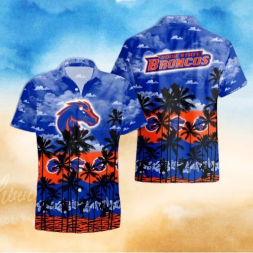 Boise State Broncos Palms Tree Hawaiian Shirt