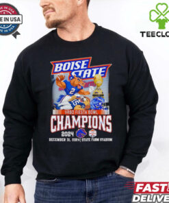 Boise State Vrbo Fiesta Bowl Champions 2024 mascot Fan Favorite shirt