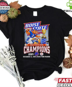 Boise State Vrbo Fiesta Bowl Champions 2024 mascot Fan Favorite shirt