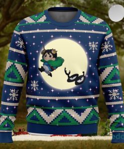 Bojji and Kage Full Moon Ranking of Kings Ugly Christmas Sweater Unisex 3D Christmas Sweater Gift