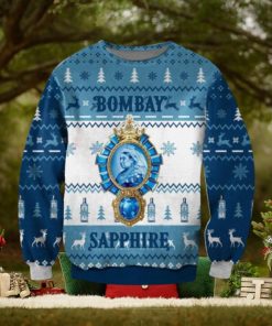 Bombay Sapphire Christmas Ugly Sweater 3D Gift For Men And Women