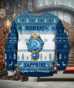 Bombay Sapphire Christmas Ugly Sweater 3D Gift For Men And Women