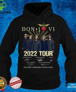 Bon Jovi 2022 Tour The Best Memories Never Fade Signed Shirt