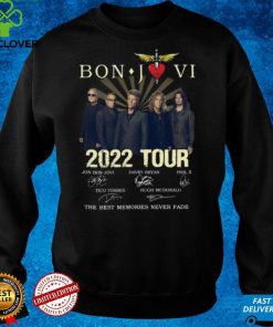 Bon Jovi 2022 Tour The Best Memories Never Fade Signed Shirt