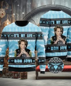 Bon Jovi It’s My Life Ugly Christmas Sweater Design Sweatshirt For Fans Gift